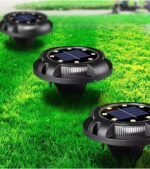 Pack 4 Torche solaires 8 LED Bleu/Blanc – Image 5