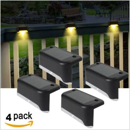 LED solaire pour escalier, terrasse, jardin, chemin